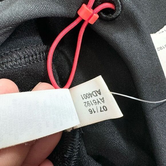 Adidas Jacket womens XL Black Solid Long-Sleeve Pullover Hoodie NWT Techfit - Picture 5 of 12